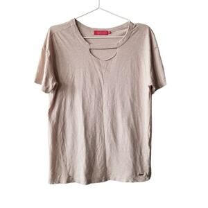 N:Philanthropy Tan Cut Out Shirt size XS